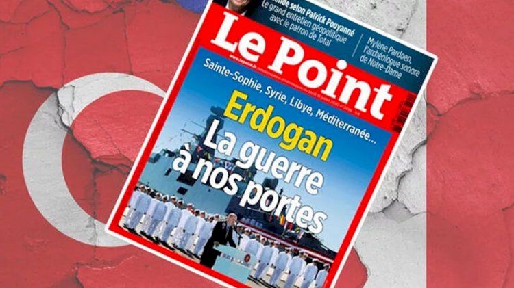 Fransız dergisinden Erdoğan kapağı: Savaş kapımızda!