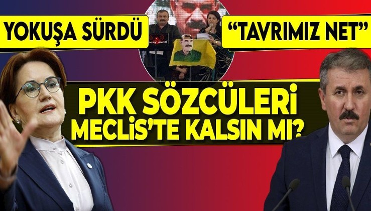 HDPKK'nın fezlekelerine kim ne oy verecek? Meral Akşener yokuşa sürdü Mustafa Destici "tavrımız net" dedi!