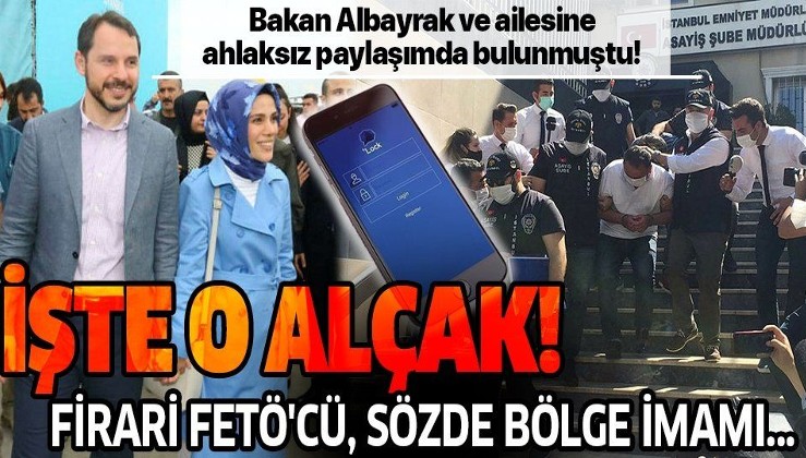 Berat Albayrak ve eşi Esra Albayrak hakkında ahlaksız paylaşımlar yapan isim FETÖ'cü çıktı!