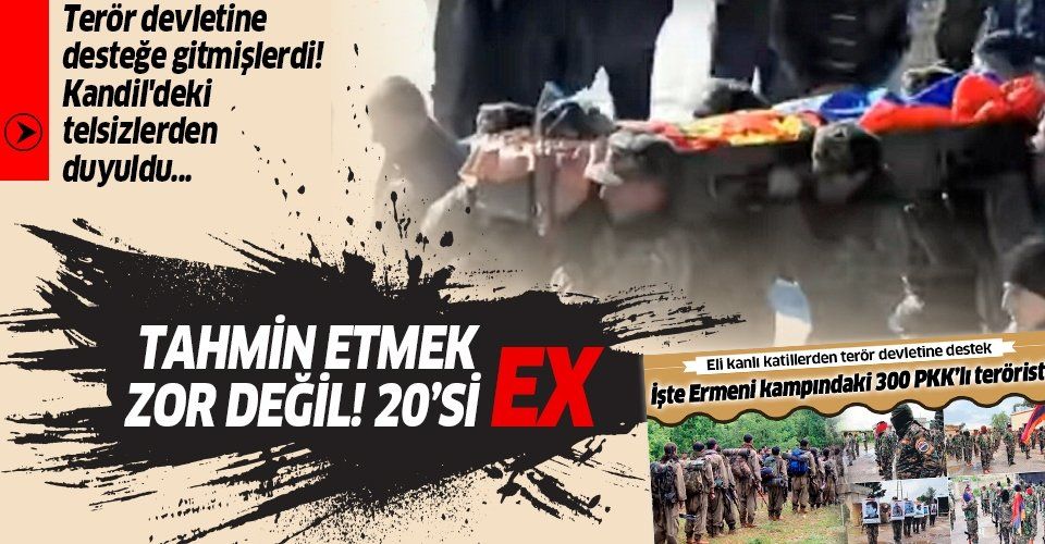 Ermenistan'a desteğe giden 300 YPG/PKK’lı teröristten 20’si öldürüldü