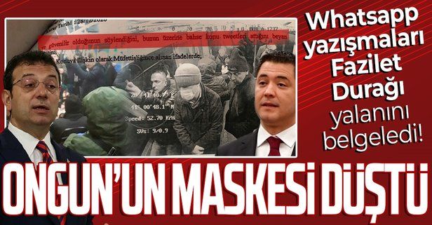 SON DAKİKA: WhatsApp yazışmaları CHP'li İBB'nin yalanını belgeledi: Murat Ongun’un maskesi düştü