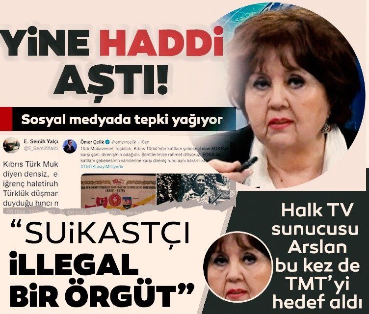 Halk TV sunucusu Ayşenur Arslan yine haddini aştı! Türk Mukavemet Teşkilatı için...