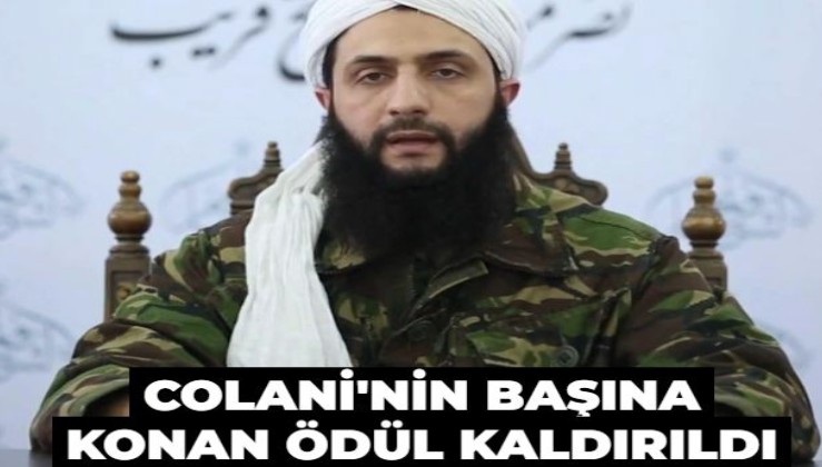 Colani'nin başına konan ödül kaldırıldı