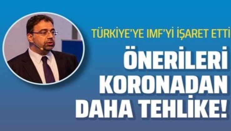 Daron Acemoğlu'ndan kara propaganda! Türkiye'nin IMF'ye ihtiyacı var