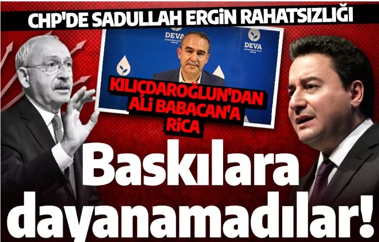 CHP, Sadullah Ergin tartışmalarının altında kaldı: Adaylıktan çekilmesi isteniyor!