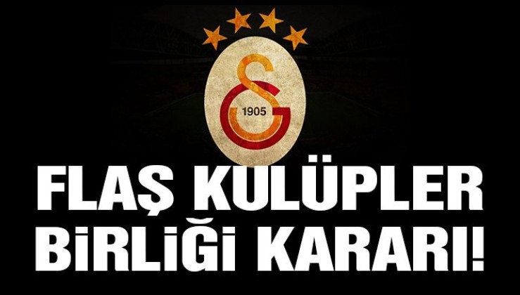 Galatasaray, Kulüpler Birliği'nin bildirisi hakkında açıklama yaptı