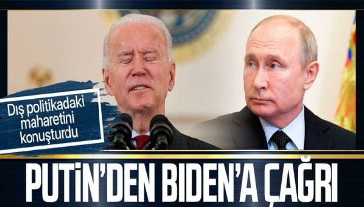 Rusya Devlet Başkanı Putin'den Biden'a flaş çağrı: Görüşmeye hazırım