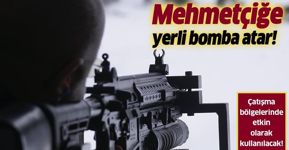Yerli üretim bomba atar "AK40GL" Mehmetçiğe teslim edildi