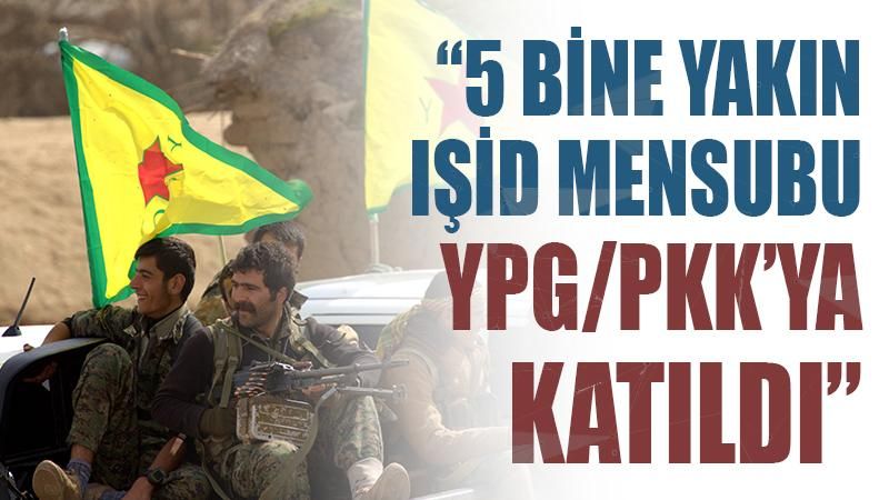 ‘5 bine yakın IŞİD’li YPG/PKK’ya katıldı’