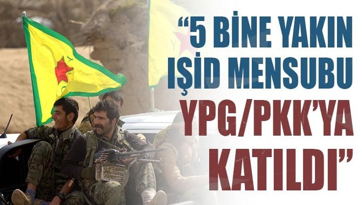 ‘5 bine yakın IŞİD’li YPG/PKK’ya katıldı’