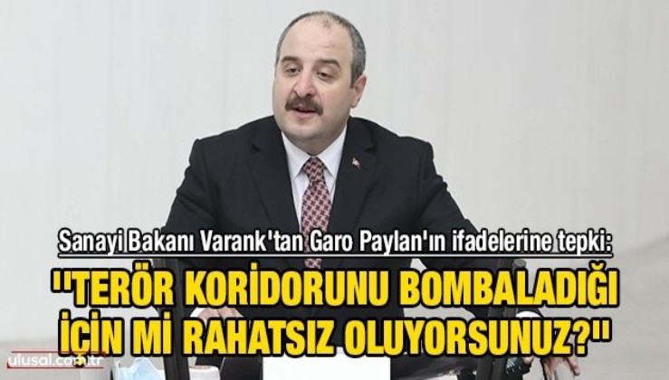 HDPKK'lı Garo Paylan'ın ifadelerine tepki: ''Terör koridorunu bombaladığı için mi rahatsız oluyorsunuz?''