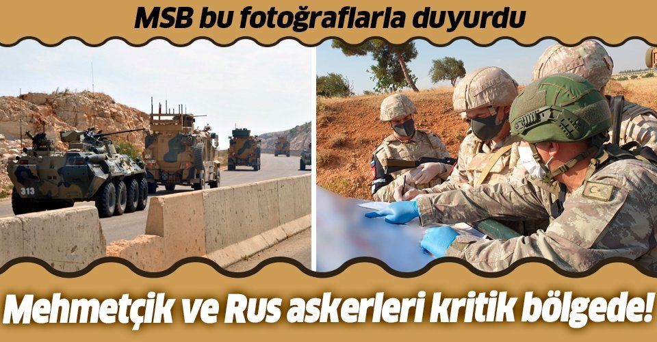 MSB duyurdu: İdlib’deki M4 Karayolunda 20’nci TürkRus Birleşik Kara Devriyesi icra edildi
