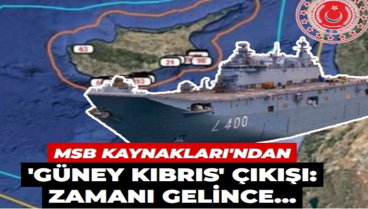 Güney Kıbrıs, 5. parselde Navtex yayımlamıştı! MSB Kaynaklarından yanıt geldi