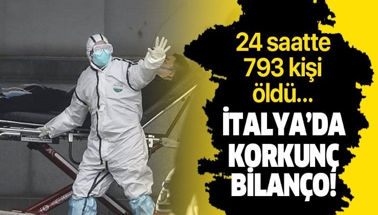 İtalya'da korkunç bilanço! Koronavirüsten ölenlerin sayısı 4 bin 825 oldu.