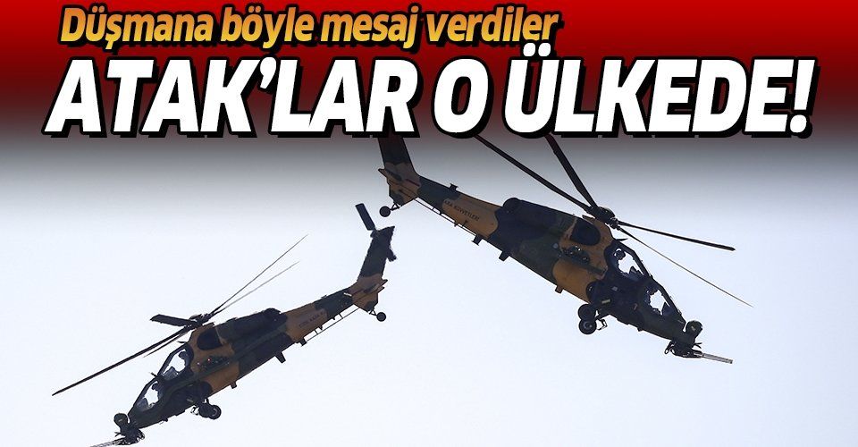 Son dakika: Ortak askeri tatbikat başladı! ATAK helikopteri Azerbaycan’da