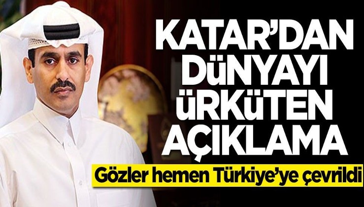 Katar'dan dünyayı ayağa kaldıran açıklama! Gözler hemen Türkiye'ye çevrildi