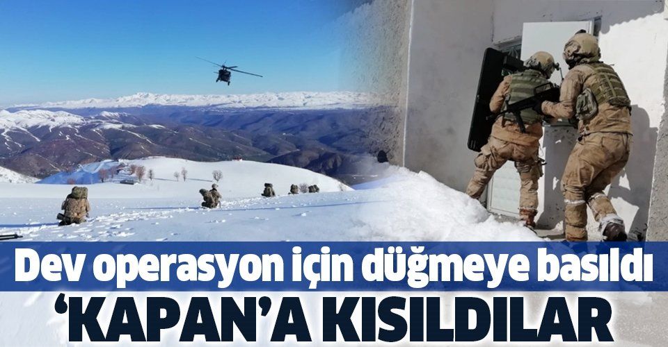 PKK'ya karşı dev operasyon!