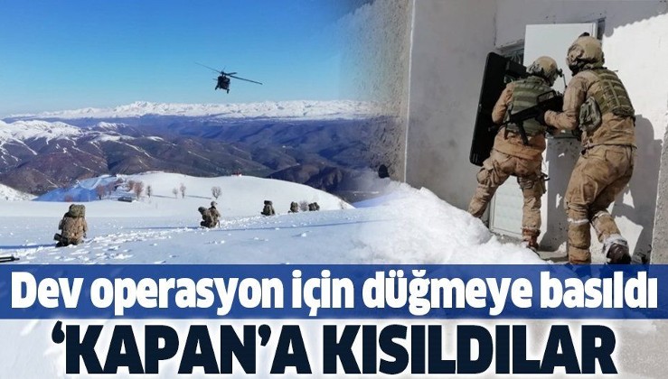 PKK'ya karşı dev operasyon!