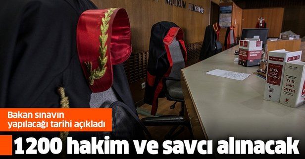 Son dakika: Adalet Bakanı Gül: Bin 200 hakim ve savcı alımı için 2122 Kasım'da yazılı sınav yapılacak