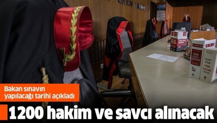 Son dakika: Adalet Bakanı Gül: Bin 200 hakim ve savcı alımı için 21-22 Kasım'da yazılı sınav yapılacak