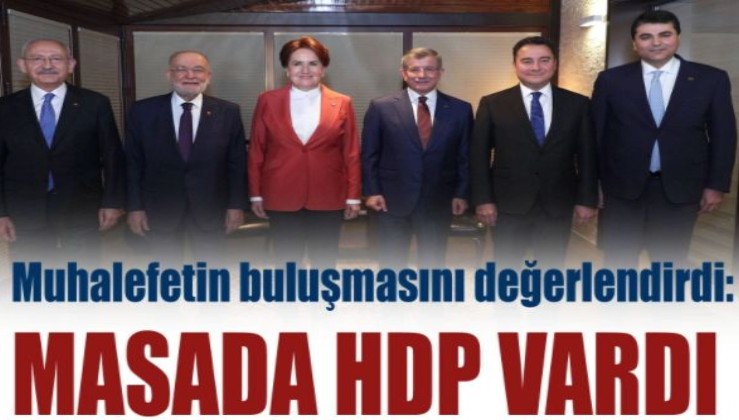 Ahmet Takan: Masada HDP vardı