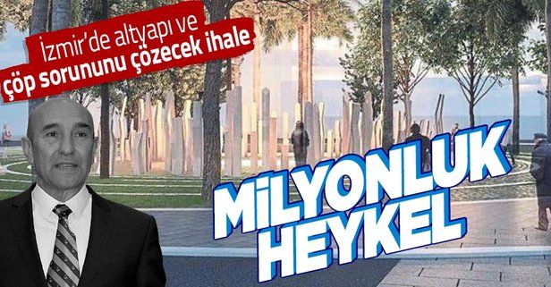 İzmir'de Tunç Soyer'den fahiş heykel ihalesi: Terör saldırısında ölen HDP'liler için 1 milyon 915 bin liralık
