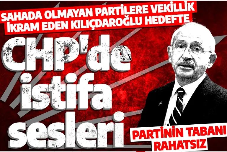 Kaybedeceğini anlayan CHP'den istifa sesleri yükselmeye başladı: Kılıçdaroğlu görevi bırakmalı!
