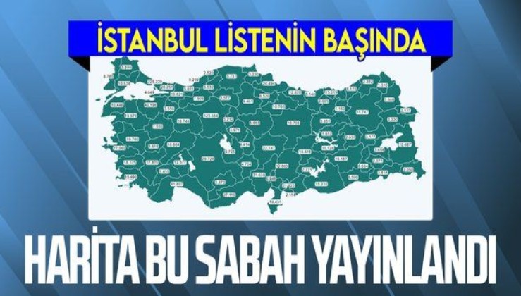Sağlık Bakanı Fahrettin Koca sosyal medyadan duyurmuştu... Türkiye'nin aşı haritası erişime açıldı