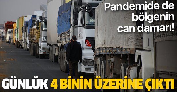 SON DAKİKA: Türkiye'nin Orta Doğu’ya açılan kapısı Habur'da araç yoğunluğu: Günlük 4 binin üzerine çıktı