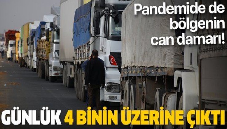 SON DAKİKA: Türkiye'nin Orta Doğu’ya açılan kapısı Habur'da araç yoğunluğu: Günlük 4 binin üzerine çıktı