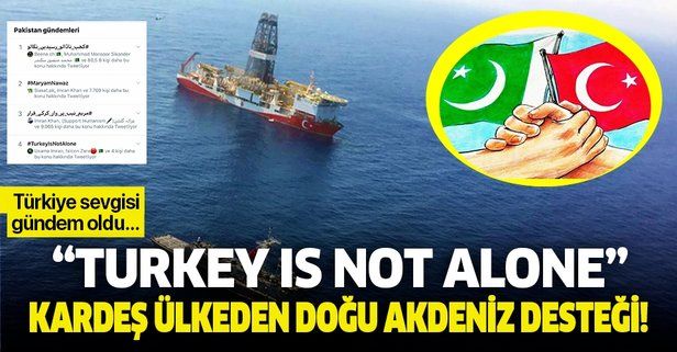 Kardeş ülke Pakistan'dan Doğu Akdeniz desteği: Türkiye yalnız değil