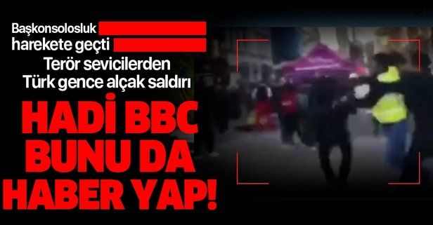 İngiltere'de terör sevicilerden Türk öğrenciye alçak saldırı!.