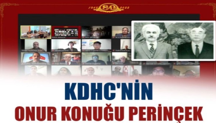 KDHC'nin onur konuğu Perinçek