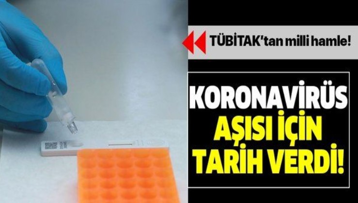 TÜBİTAK Başkanı tarih verdi! Türkiye koronavirüs aşısında…