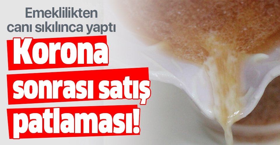 Bursa'da emeklilikten canı sıkıldığı için sirkeli sabun yaptı! Koronavirüs sonrası satış patlaması yaşadı!