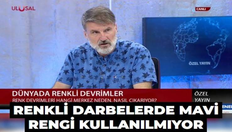 Renkli darbelerde mavi rengi kullanılmıyor