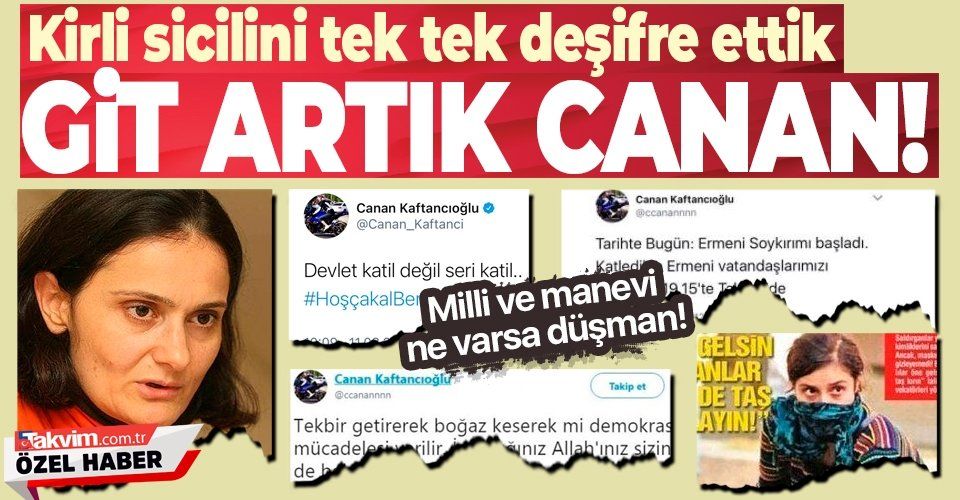 DHKPC destekçisi il başkanı Canan Kaftancıoğlu'nun kirli sicili