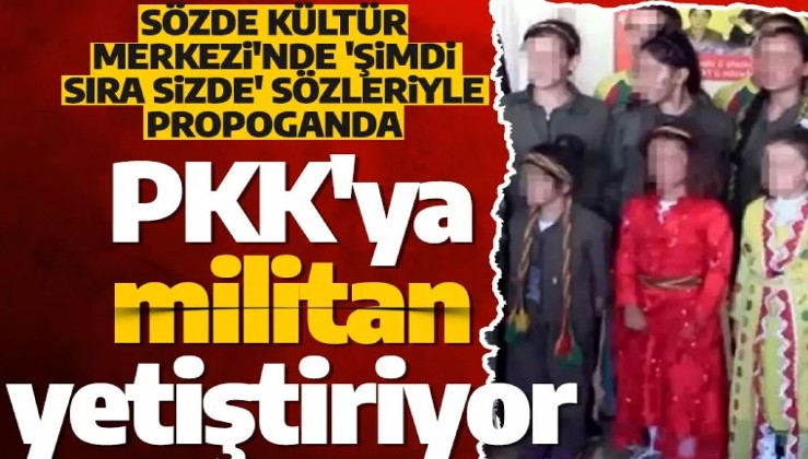 Adana'da sözde kültür merkezinde ortaya çıkanlar şoke etti! Küçük çocukları militan olarak yetiştiriyorlar