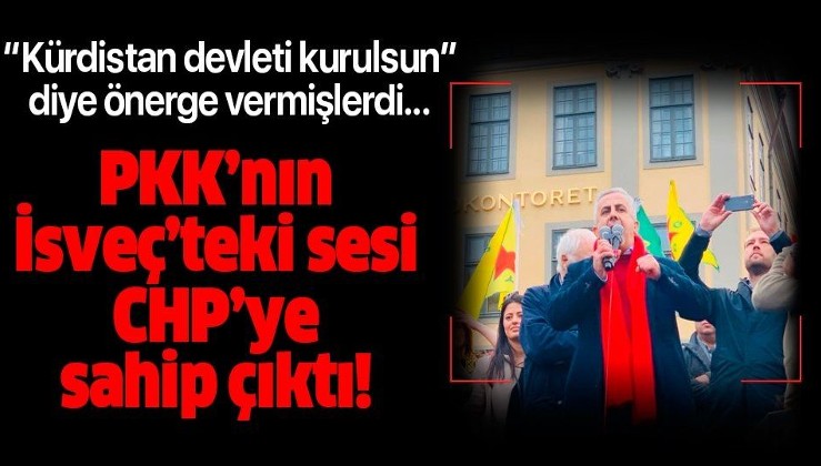 Terör örgütü PKK'nın İsveç'teki sesi Kadir Kasırga CHP'ye sahip çıktı!