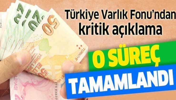 Son dakika: Türkiye Varlık Fonu duyurdu: Kamu bankaları sermaye artırma süreci tamamlandı