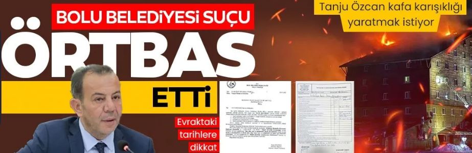 SON DAKİKA! Bolu Belediye Başkanı Tanju Özcan kafa karışıklığı yaratmak istiyor! Belgelerdeki tarihlere dikkat: Suçu örtbas etti