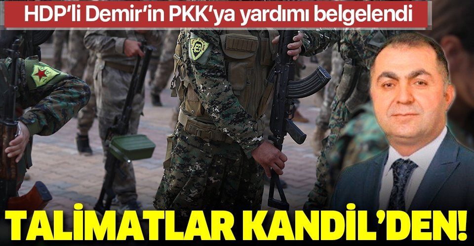 HDP'li Batman eski Belediye Başkanı Mehmet Demir’in PKK’ya yardımı belgelendi