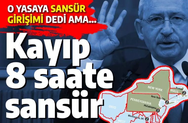 O yasaya 'sansür' dedi, kayıp 8 saatten bahsetmedi: Kılıçdaroğlu'ndan bir tehdit daha...