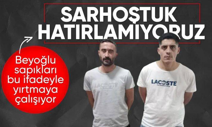 Beyoğlu tacizcisinin ifadesi ortaya çıktı! 'Sarhoştum hatırlamıyorum'