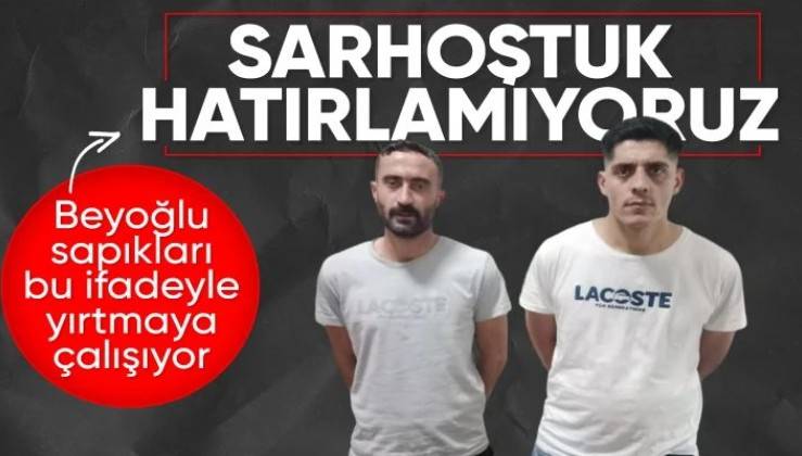 Beyoğlu tacizcisinin ifadesi ortaya çıktı! 'Sarhoştum hatırlamıyorum'
