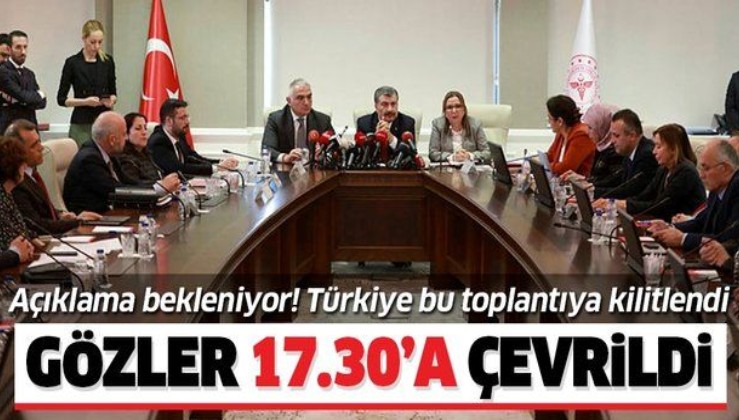 Son dakika: Türkiye'nin gözü bu toplantıda! Koronavirüs Bilim Kurulu bir araya geliyor.