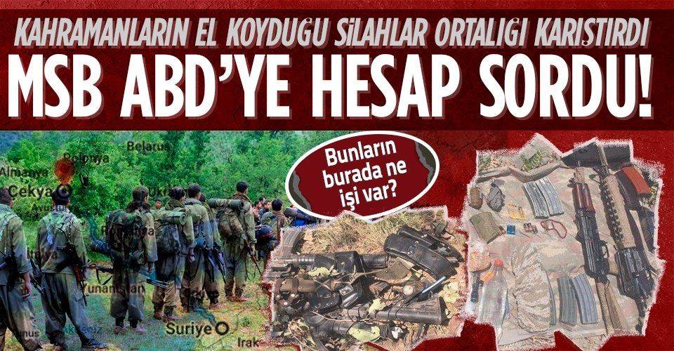 Sınır ötesindeki operasyonlarda ele geçirilen ABD silahları ortalığı karıştırdı! Akılalmaz savunma: Çekya'ya satıldı