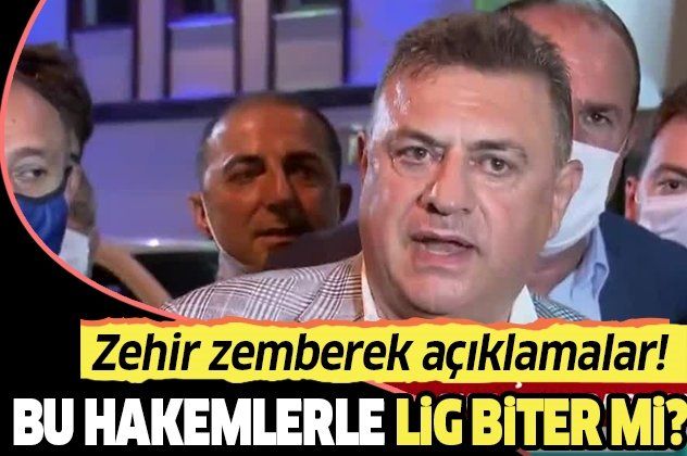 Çaykur Rizespor Başkanı Hasan Kartal: "Bu hakemlerle bu lig biter mi?"