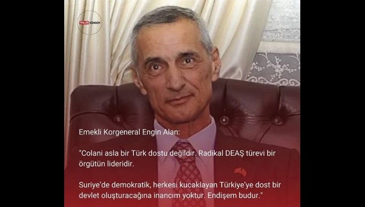 Engin Alan: Colani asla bir Türk dostu değildir