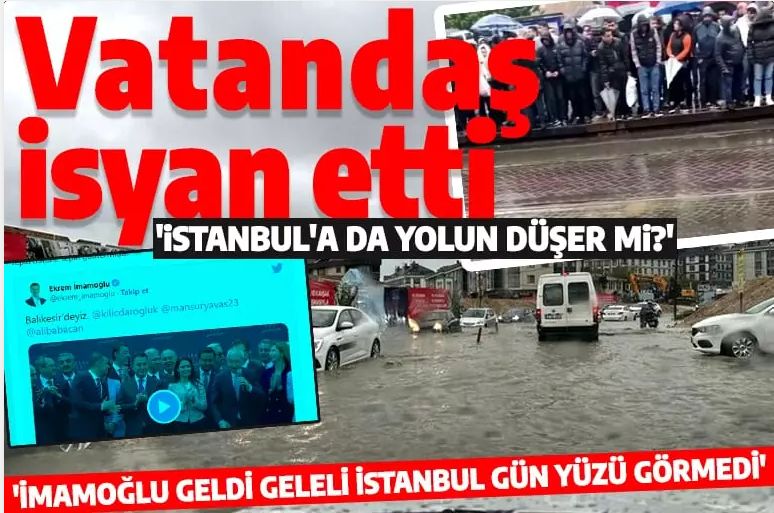 İstanbul'daki ulaşım felaketine vatandaş isyan etti: İmamoğlu geldi geleli İstanbul gün yüzü görmedi